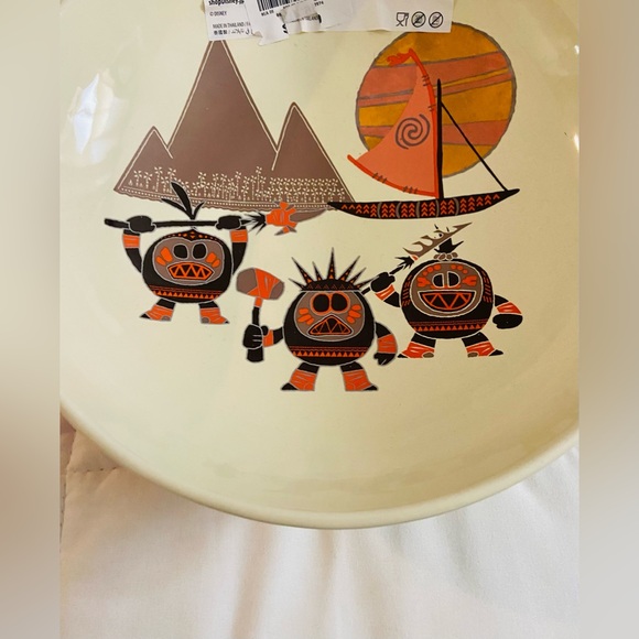 Disney Parks Moana Kakamora Home Decor Ceramic Serving Bowl 10” New $60 MSRP - Picture 7 of 8